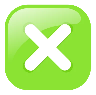 Free Stock Photo: Illustration of a green close button