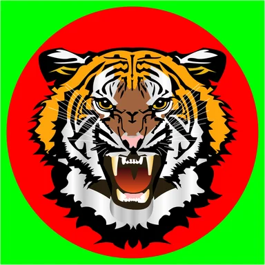 Free Stock Photo: Illustration of a tiger