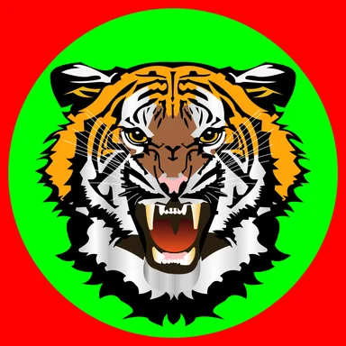 Free Stock Photo: Illustration of a tiger