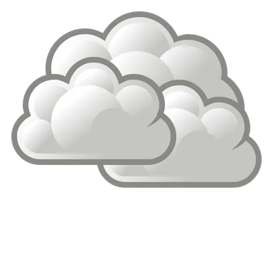Free Stock Photo: Illustration of a stormy cloud