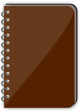 Free Stock Photo: Illustration of a spiral notebook