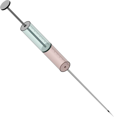 Free Stock Photo: Illustration of a hypodermic needle