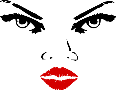 Free Stock Photo: Illustration of a woman's face