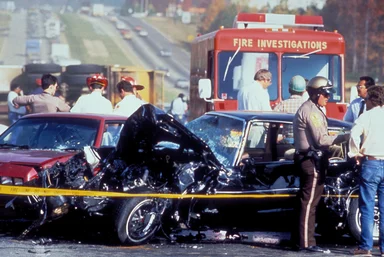 Free Stock Photo: A motor vehicle accident scene