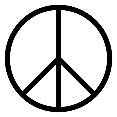 Free Stock Photo: Illustration of a peace symbol