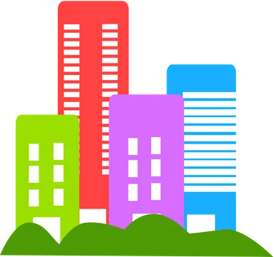 Free Stock Photo: Illustration of city buildings