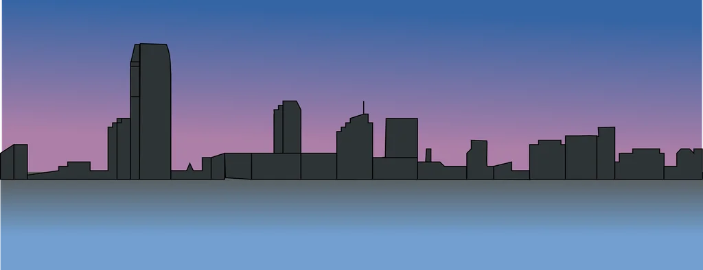 Illustration of city buildings : Free Stock Photo