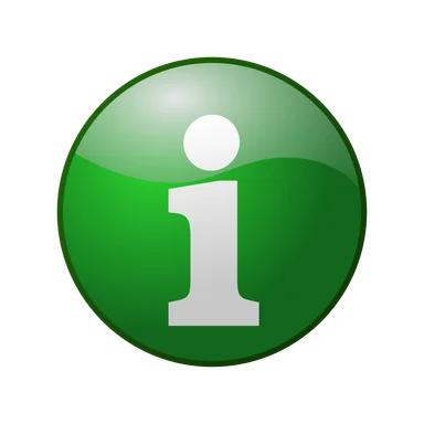Free Stock Photo: Illustration of a green information button