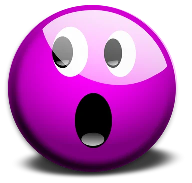 Free Stock Photo: Illustration of a purple smiley face