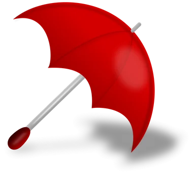 Free Stock Photo: Illustration of a red umbrella