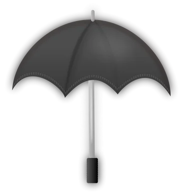 Free Stock Photo: Illustration of a gray umbrella