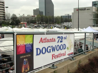Free Stock Photo: Festival sign at Lenox Mall