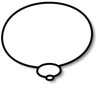 Free Stock Photo: Illustration of a cartoon speech bubble