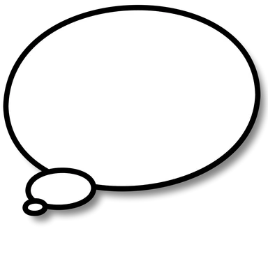 Free Stock Photo: Illustration of a cartoon speech bubble
