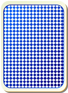 Free Stock Photo: Illustration of a play card back