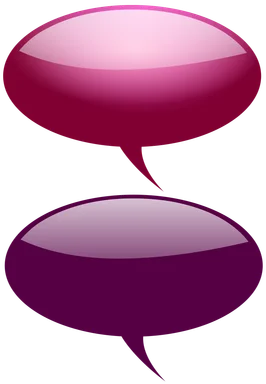 Free Stock Photo: Collection of glossy speech bubbles