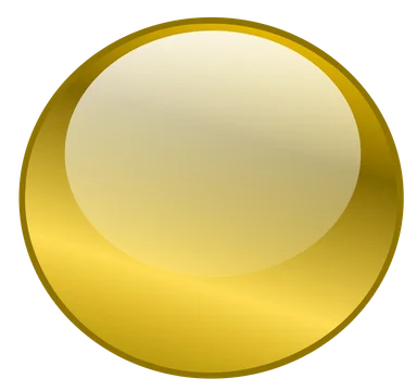 Free Stock Photo: Illustration of a blank glossy round button