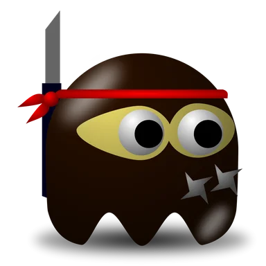 Free Stock Photo: Illustration of an arcade styled ninja ghost