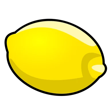 Free Stock Photo: Illustration of a lemon