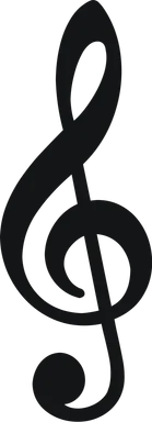 Free Stock Photo: Illustration of a treble clef