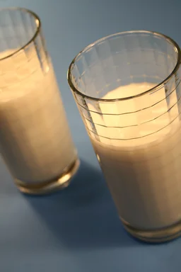 Free Stock Photo: Two glasses of milk
