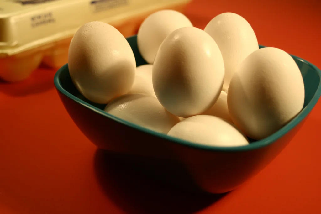 A bowl full of eggs : Free Stock Photo
