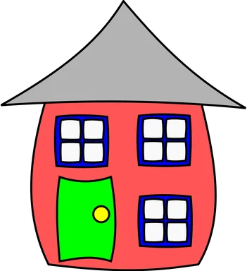 Free Stock Photo: Illustration of a house