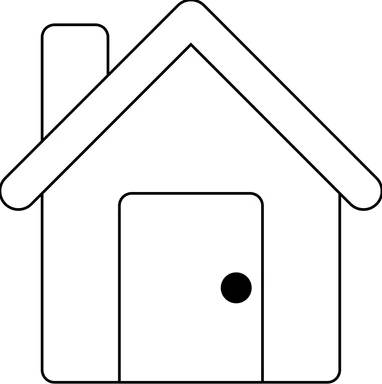 Free Stock Photo: Illustration of a house