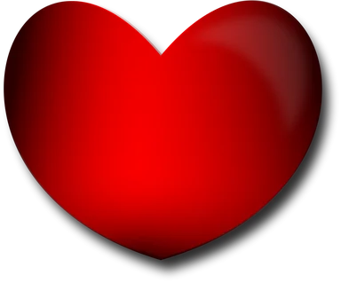 Free Stock Photo: Illustration of a red heart