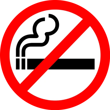 Free Stock Photo: Illustration of a no smoking symbol