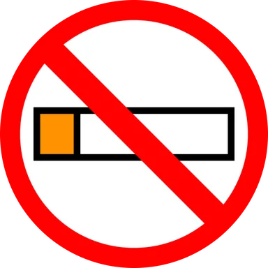 Free Stock Photo: Illustration of a no smoking symbol