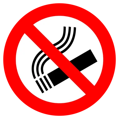 Free Stock Photo: Illustration of a no smoking symbol