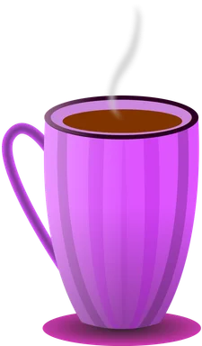 Free Stock Photo: Illustration of a hot cup of coffee