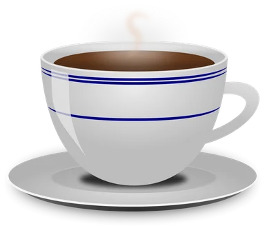 Free Stock Photo: Illustration of a hot cup of coffee