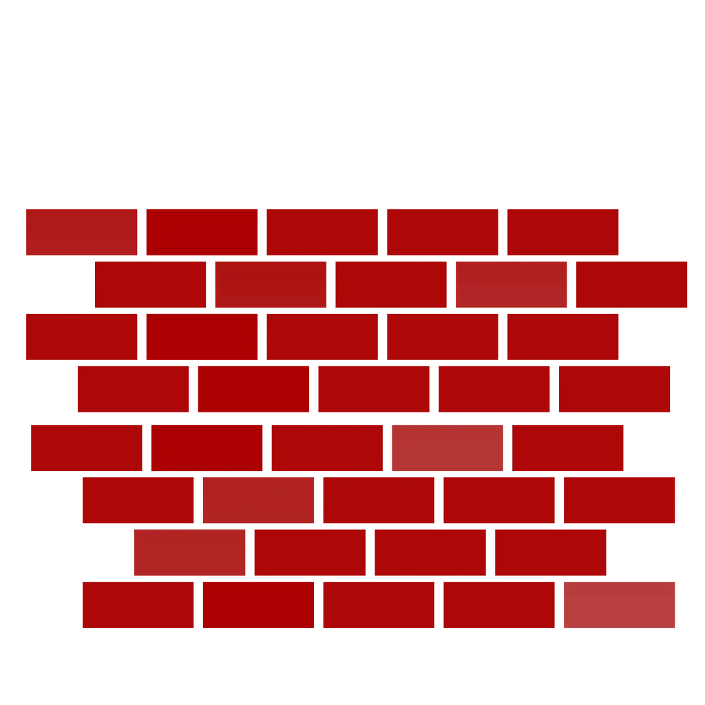 Illustration of a red brick wall : Free Stock Photo