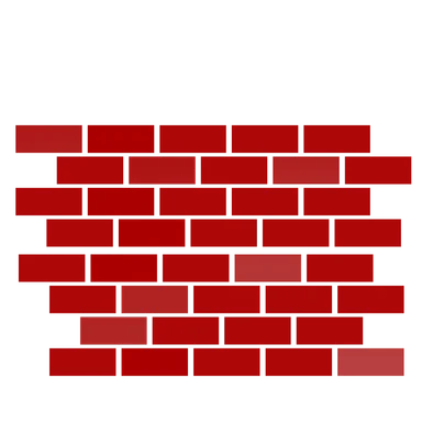 Free Stock Photo: Illustration of a red brick wall