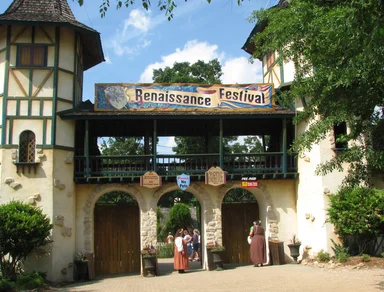 Free Stock Photo: Castle style festival entrance