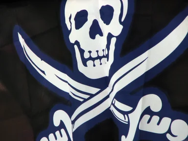 Free Stock Photo: Skull and crossbones flag