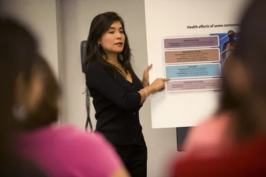 Free Stock Photo: Men and women at a town hall meeting