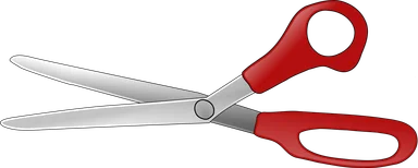 Free Stock Photo: Illustration of a pair of scissors