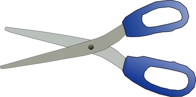 Free Stock Photo: Illustration of a pair of scissors