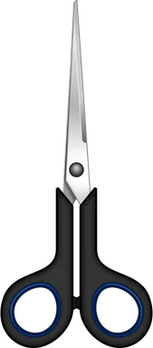 Free Stock Photo: Illustration of a pair of scissors