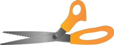 Free Stock Photo: Illustration of a pair of scissors