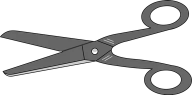Free Stock Photo: Illustration of a pair of scissors