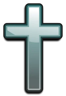 Free Stock Photo: Illustration of a blue cross