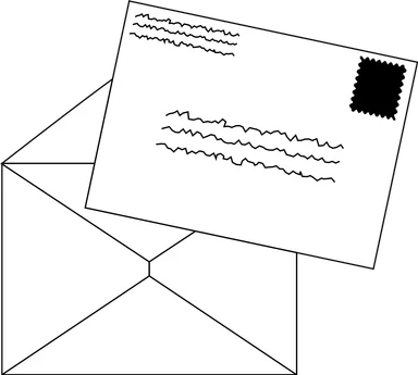 Free Stock Photo: Illustration of an open envelope