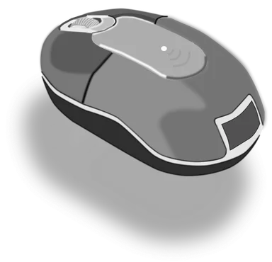 Free Stock Photo: Illustration of a computer mouse