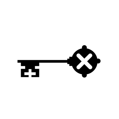 Free Stock Photo: Illustration of a key silhouette