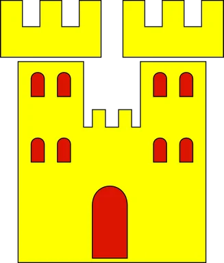 Free Stock Photo: Illustration of a medieval castle