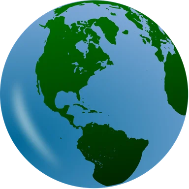 Free Stock Photo: Illustration of a globe